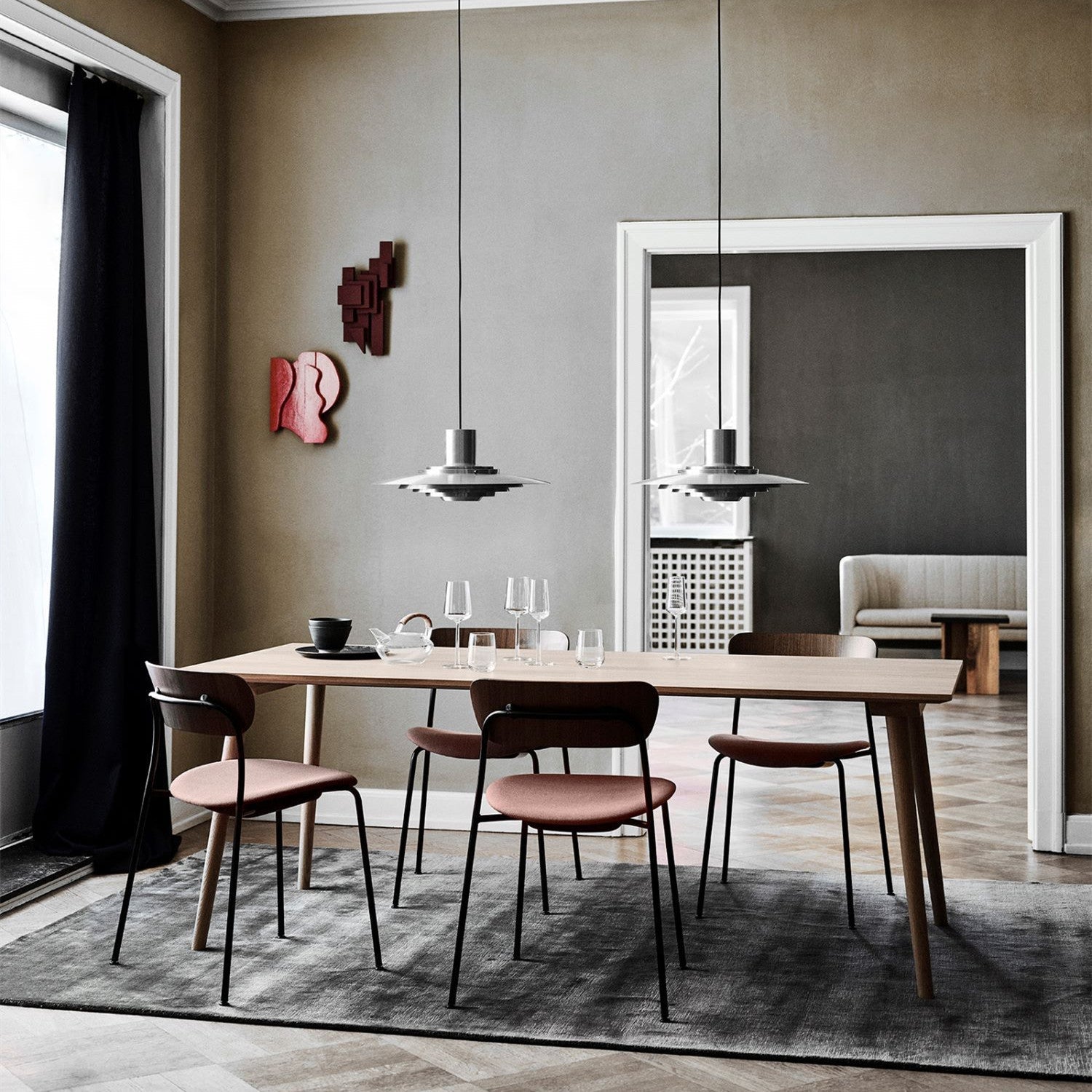 Nolara Modern Aluminum Pendant Light for Dining Rooms | Snurv | Temsk