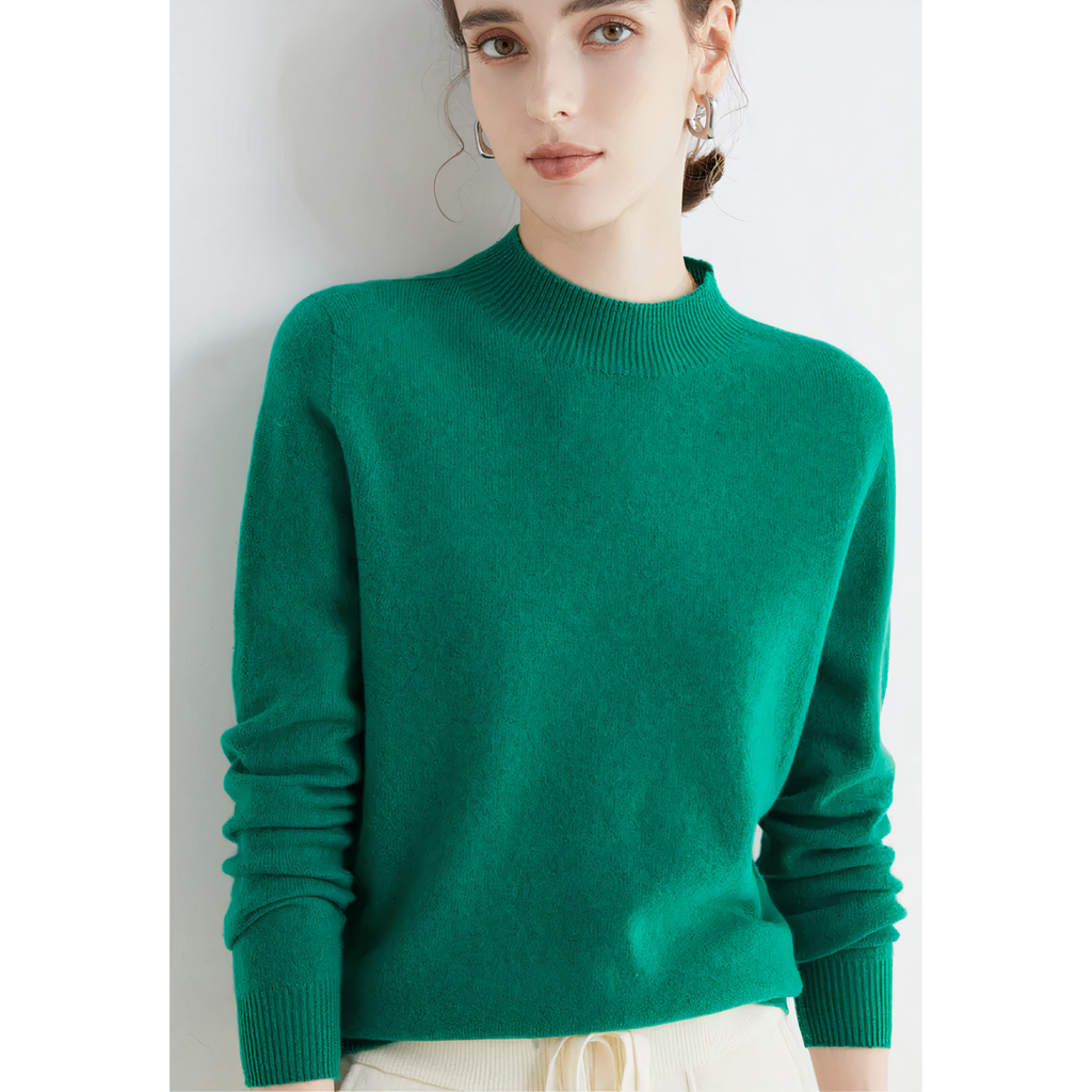 Astra Cashmere Knit Sweater For Women Everyday Wear | Temsk
