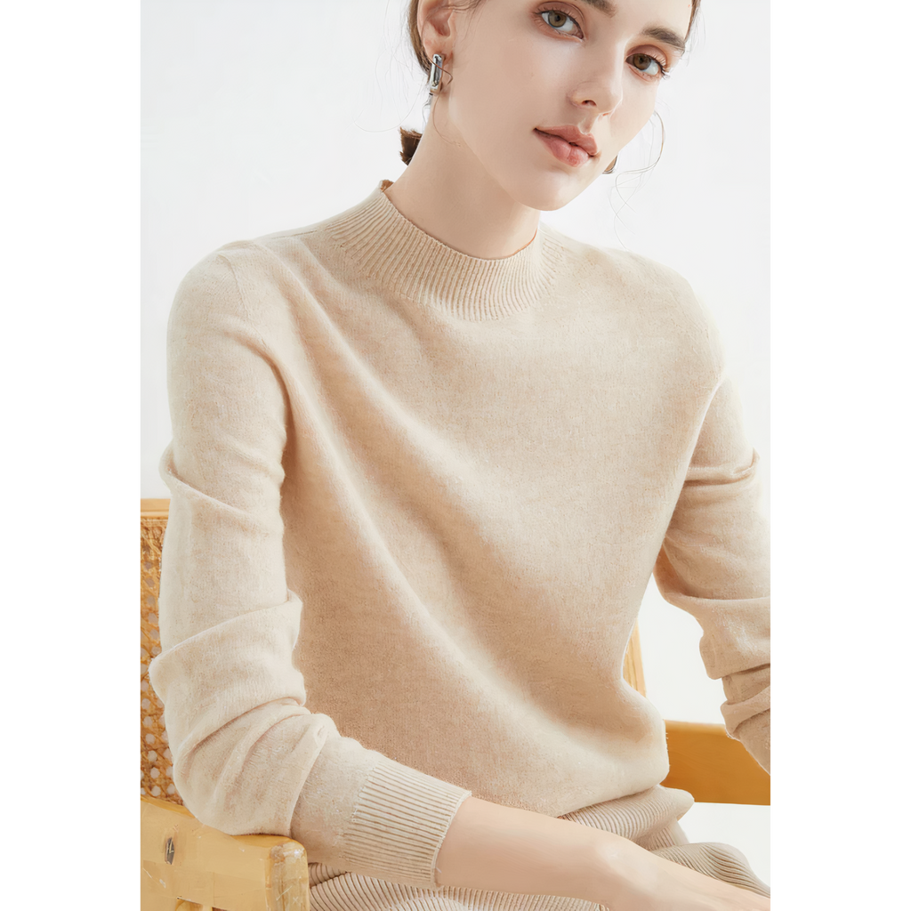 Astra Cashmere Knit Sweater For Women Everyday Wear | Temsk