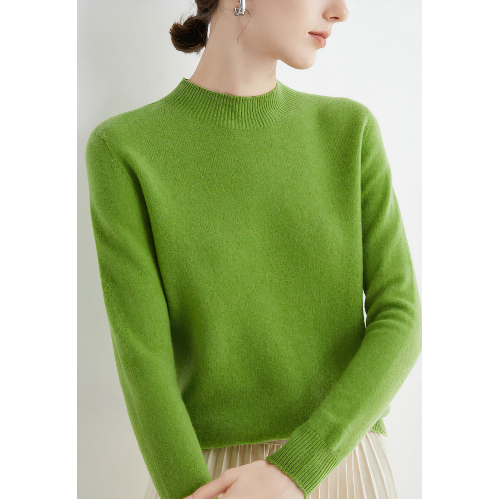 Astra Cashmere Knit Sweater For Women Everyday Wear | Temsk
