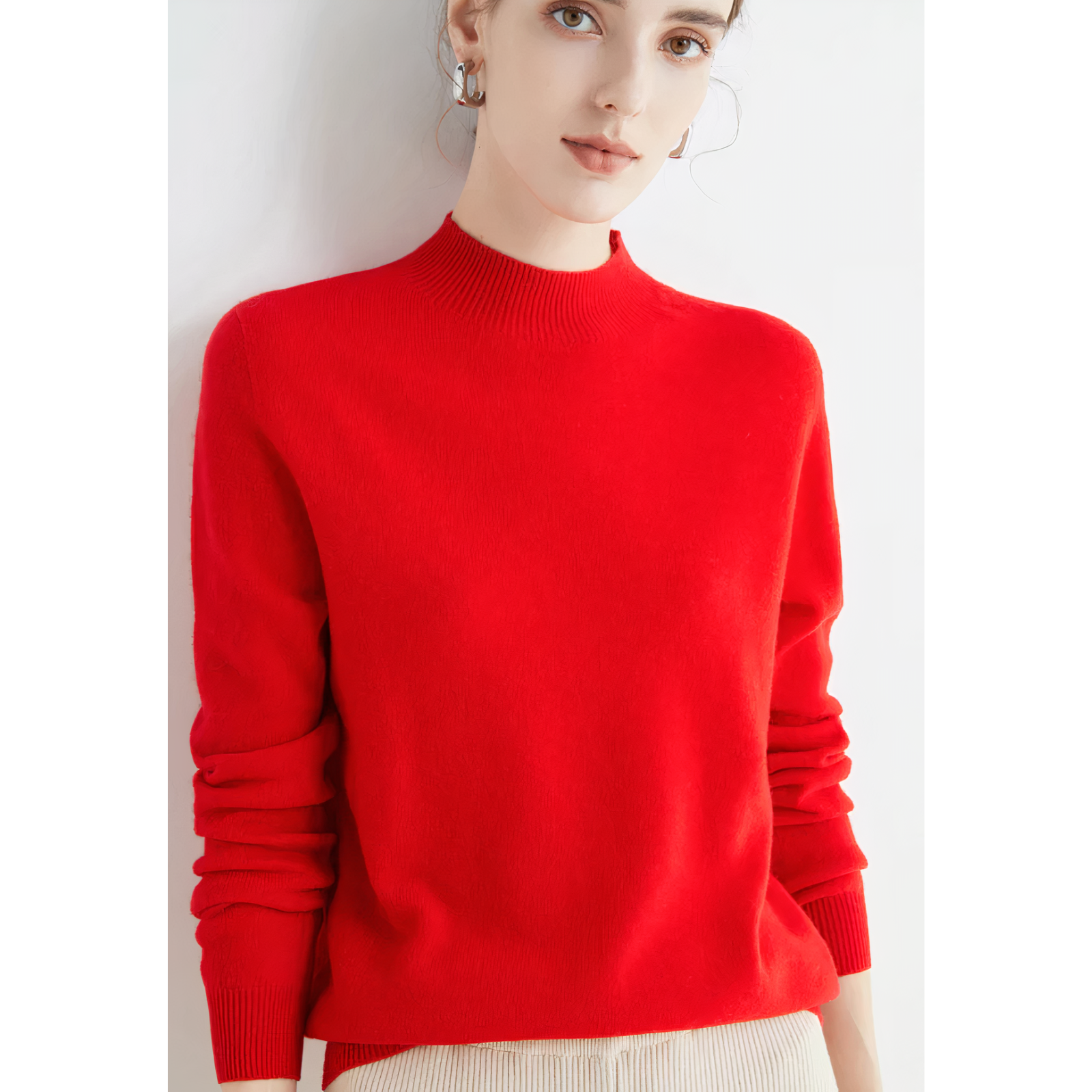 Astra Cashmere Knit Sweater For Women Everyday Wear | Temsk