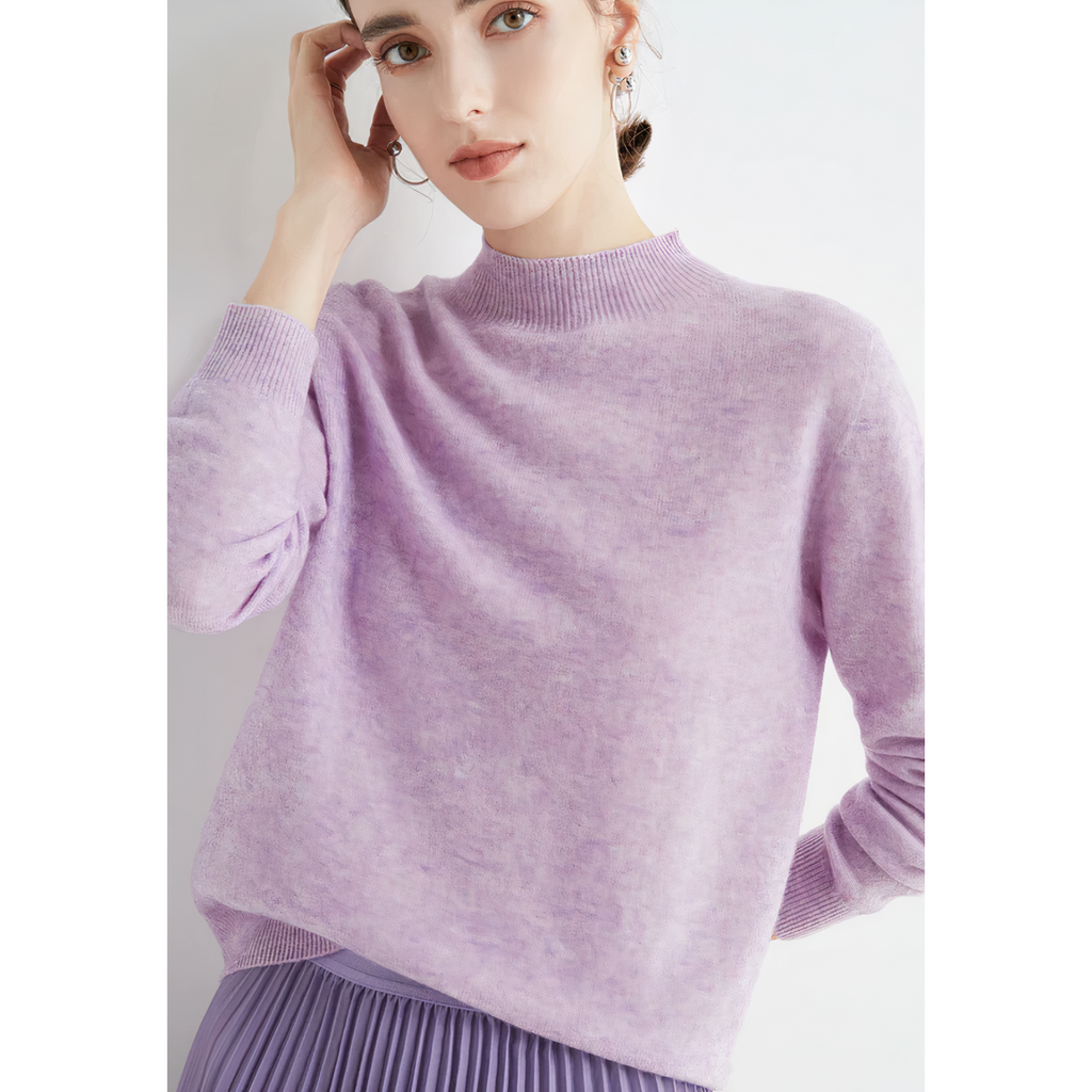 Astra Cashmere Knit Sweater For Women Everyday Wear | Temsk