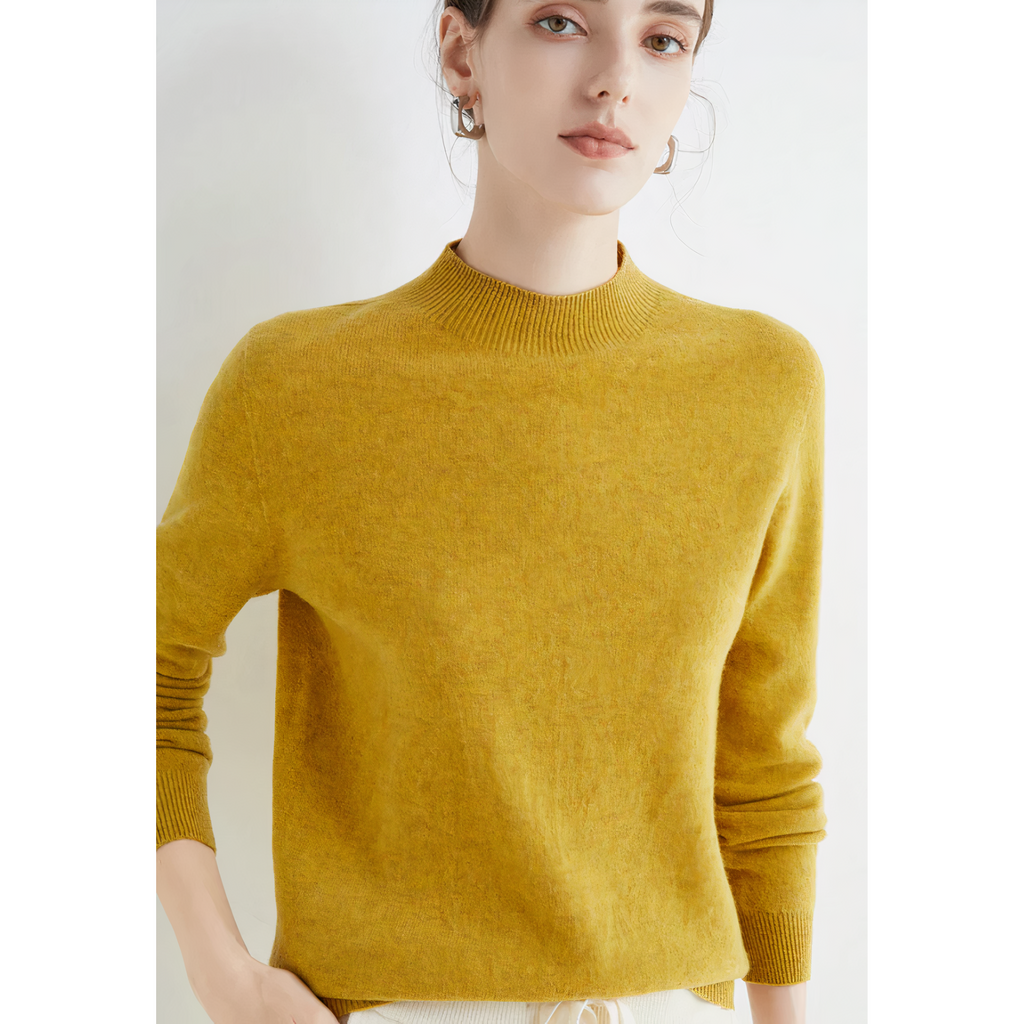 Astra Cashmere Knit Sweater For Women Everyday Wear | Temsk