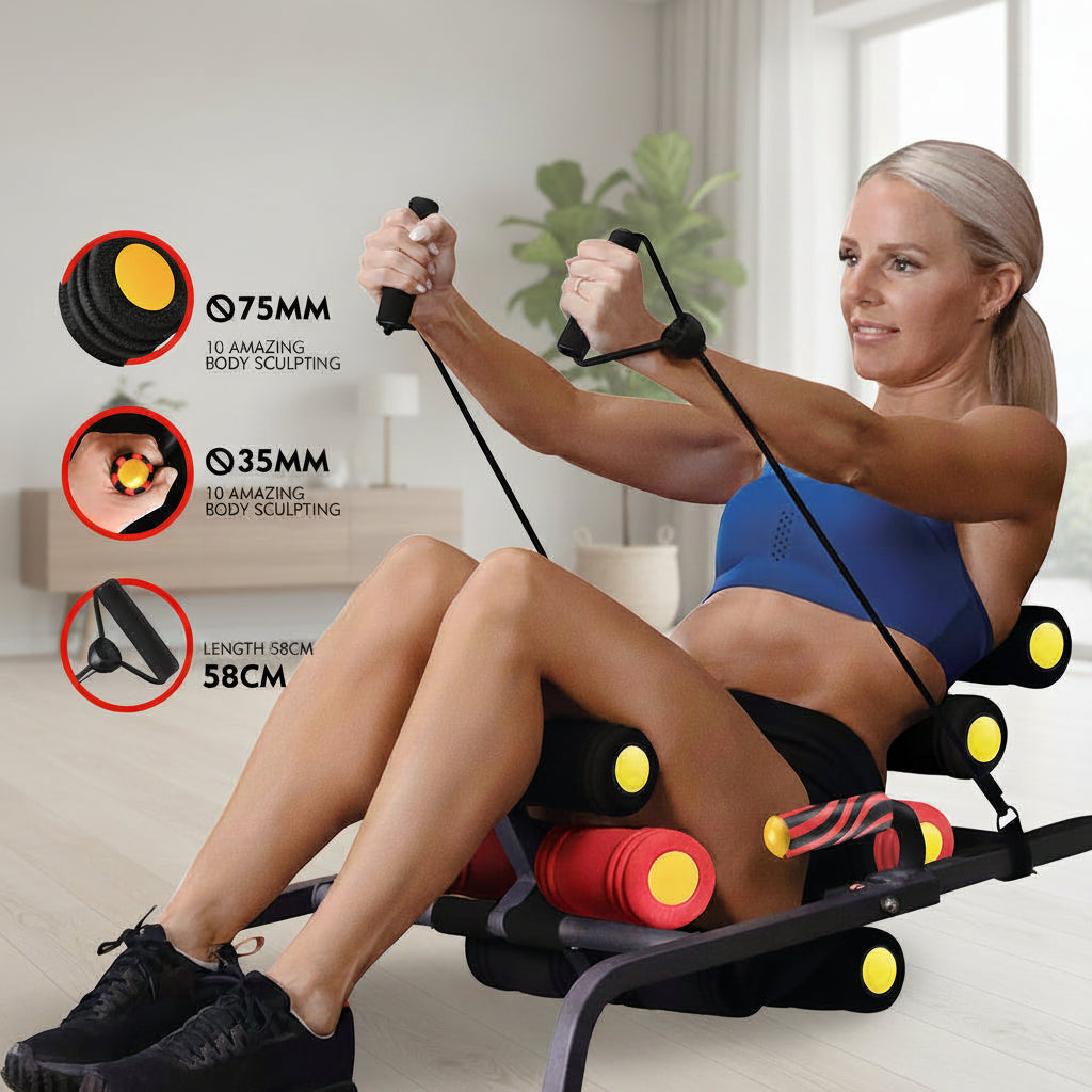 Ab Trainer Core Strength Home Gym Crunch Machine For Abs | Temsk