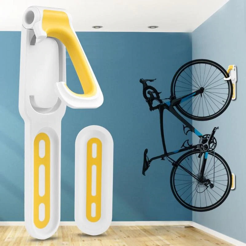 Slim Wall Mount Bike Rack And Space Saving Organizer | Temsk