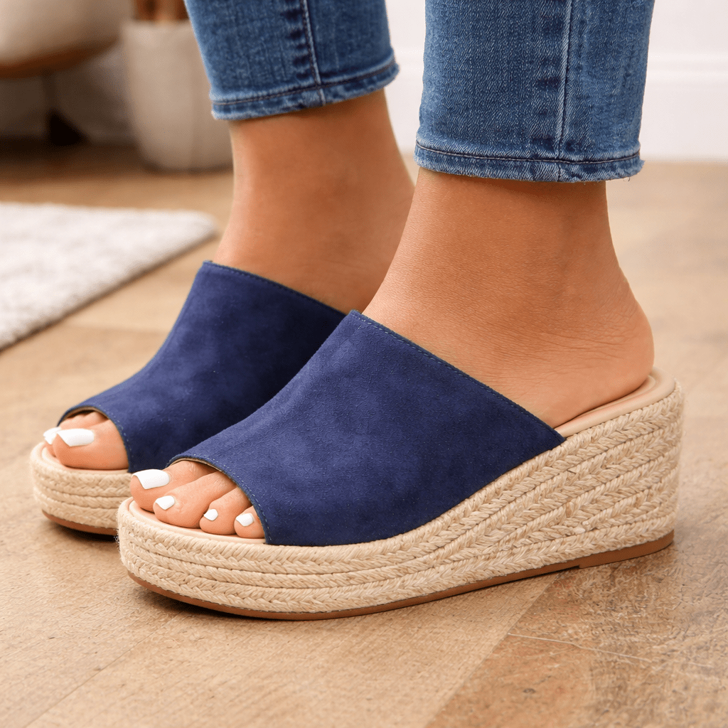 Solara Light Platform Sandals With Cushioned Comfort | Temsk