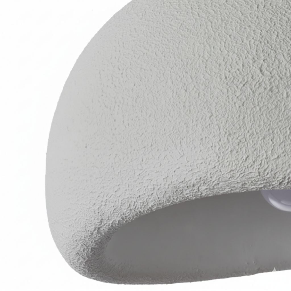 CalmGlow Minimalist Resin Ceiling Light For Quiet Rooms | Temsk