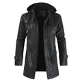 Arcadia Leather Jacket For Winter With Double Collar And Zipper | Temsk