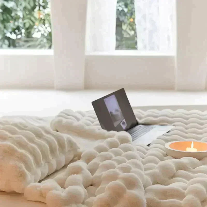 Warm Wool Blanket From CozyNest For Chilly Nights At Home | Temsk