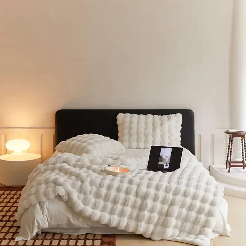 Warm Wool Blanket From CozyNest For Chilly Nights At Home | Temsk