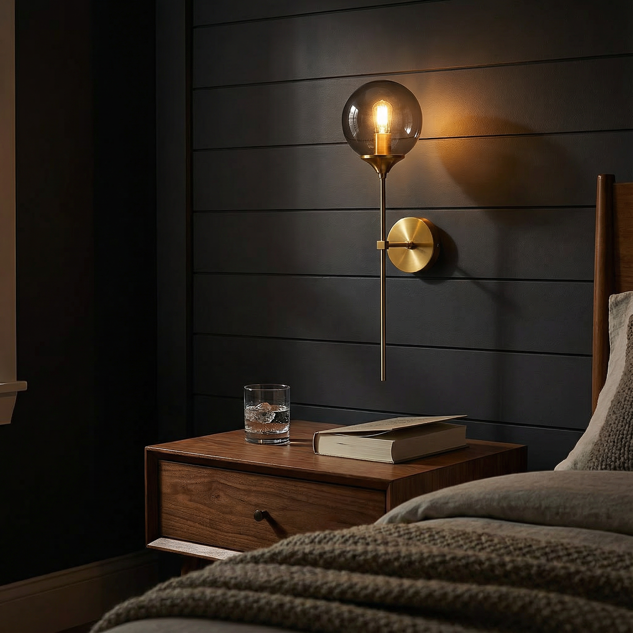 Nordic Glow væglampe, elegant minimalistisk stil | Temsk