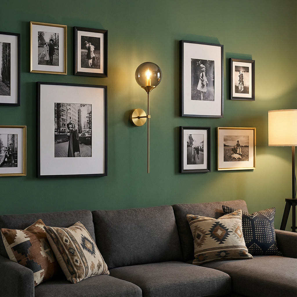 Nordic Glow væglampe, elegant minimalistisk stil | Temsk
