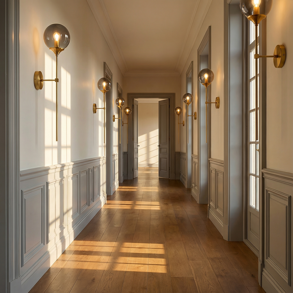 Nordic Glow væglampe, elegant minimalistisk stil | Temsk