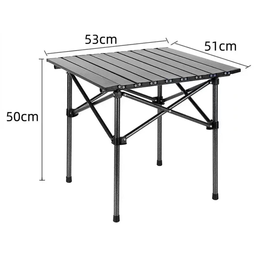 SummitFlex Camping Table Foldable With X Frame And Heat Resistant Surface | Temsk