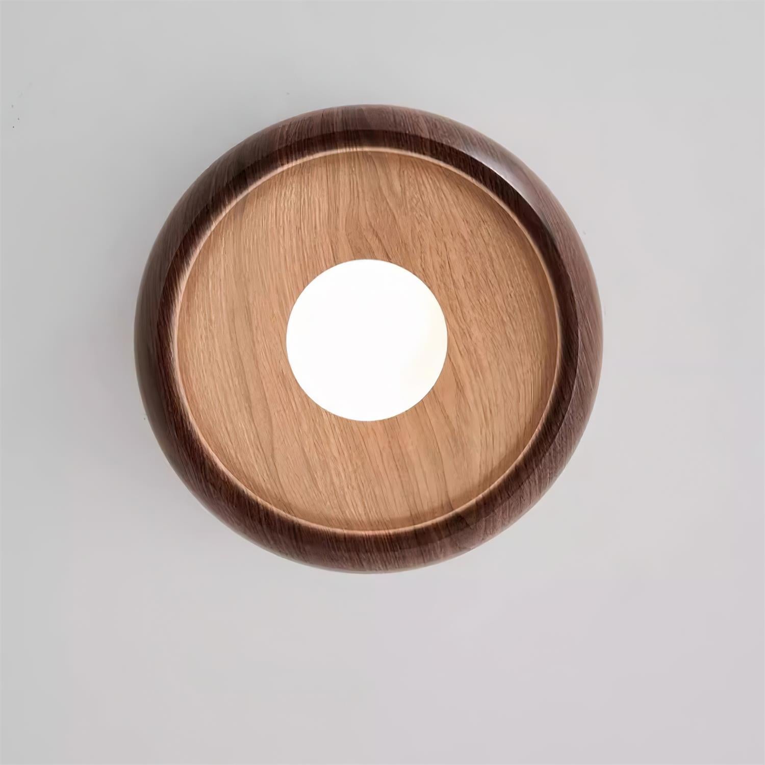 Albanora Holz-Deckenleuchte mit moderner LED-Beleuchtung | Temsk