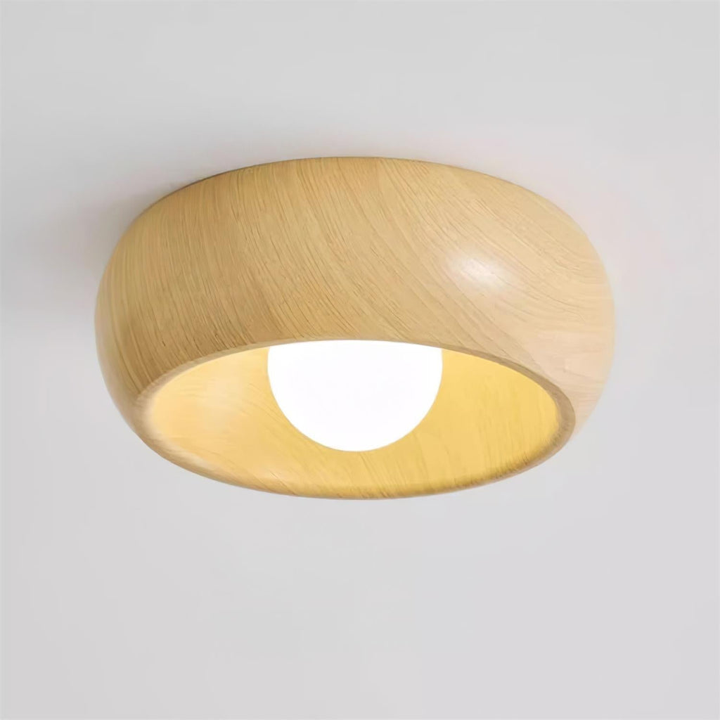 Albanora Holz-Deckenleuchte mit moderner LED-Beleuchtung | Temsk