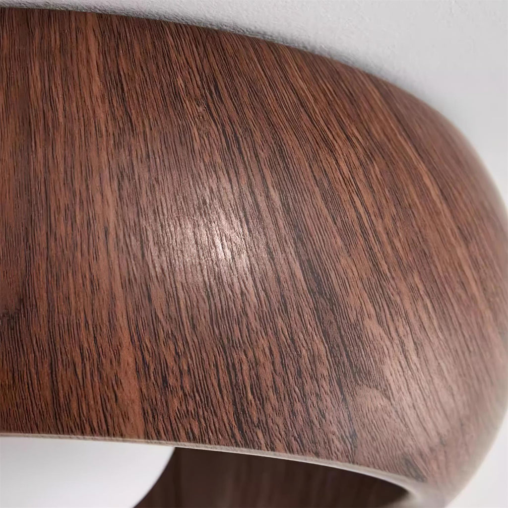 Albanora Holz-Deckenleuchte mit moderner LED-Beleuchtung | Temsk