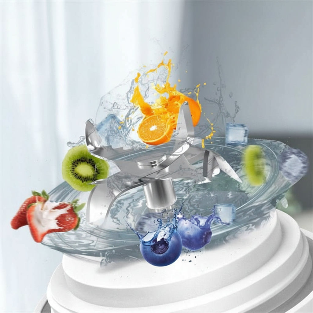 NovaBlend Pro Portable Smoothie Blender With 4000 mAh Battery And 600 ml Capacity | Temsk