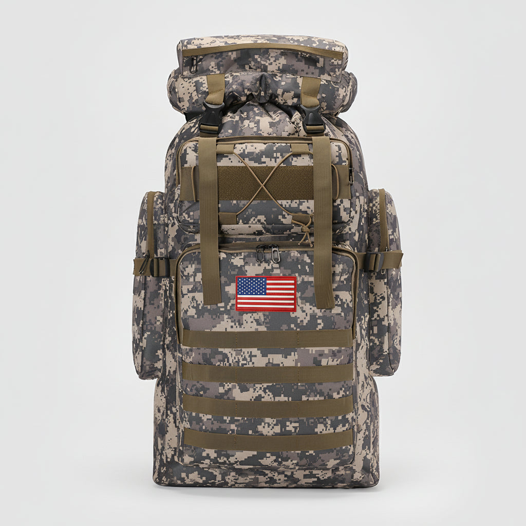 Large Capacity Hiking Daypack For Outdoor Travel And Tactical Use | Temsk