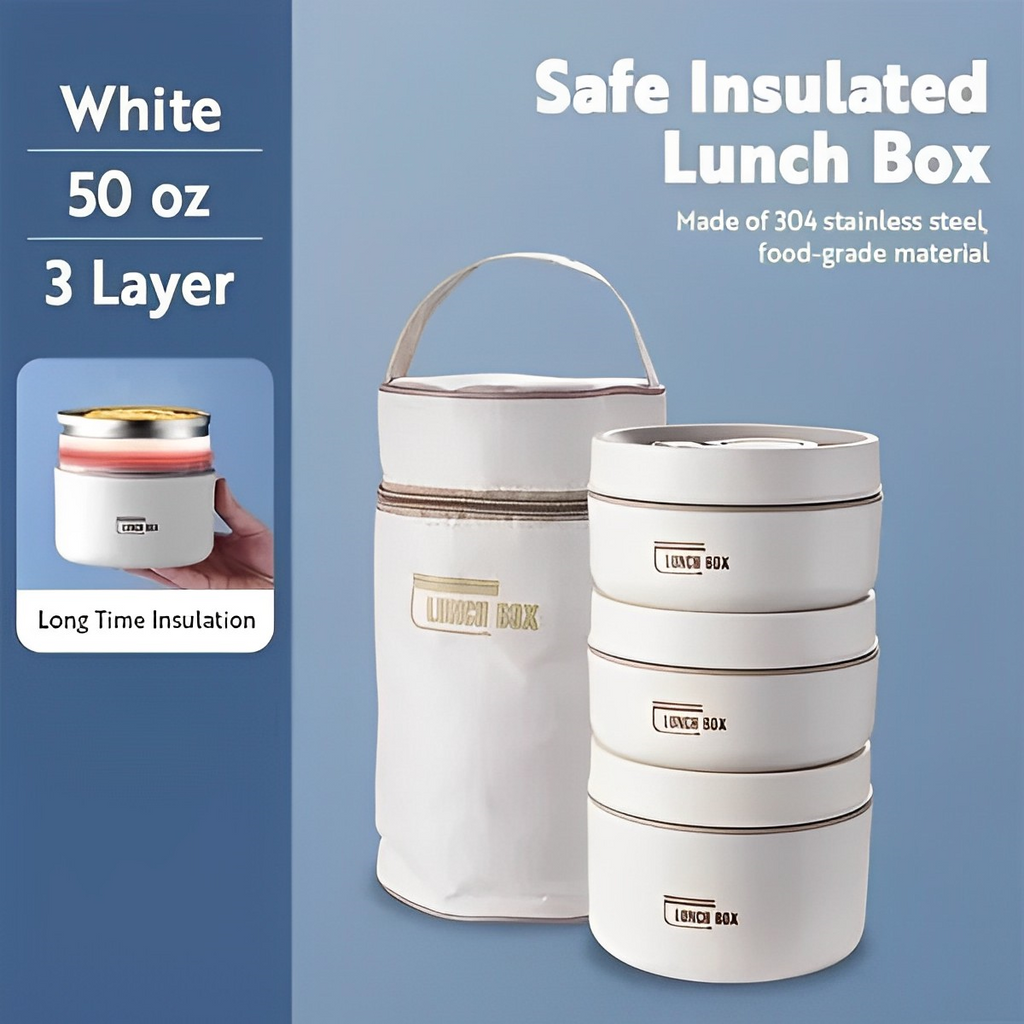 NovaTherm Lunch Box Insulated For Daily On The Move Meals | Temsk