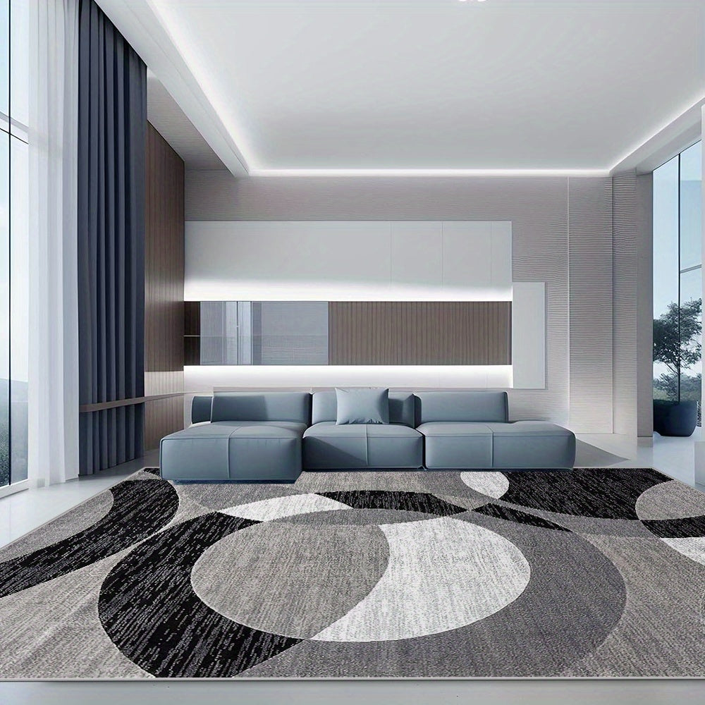 Orbit Weave geometrischer Teppich für moderne Wohnzimmer heute | Temsk