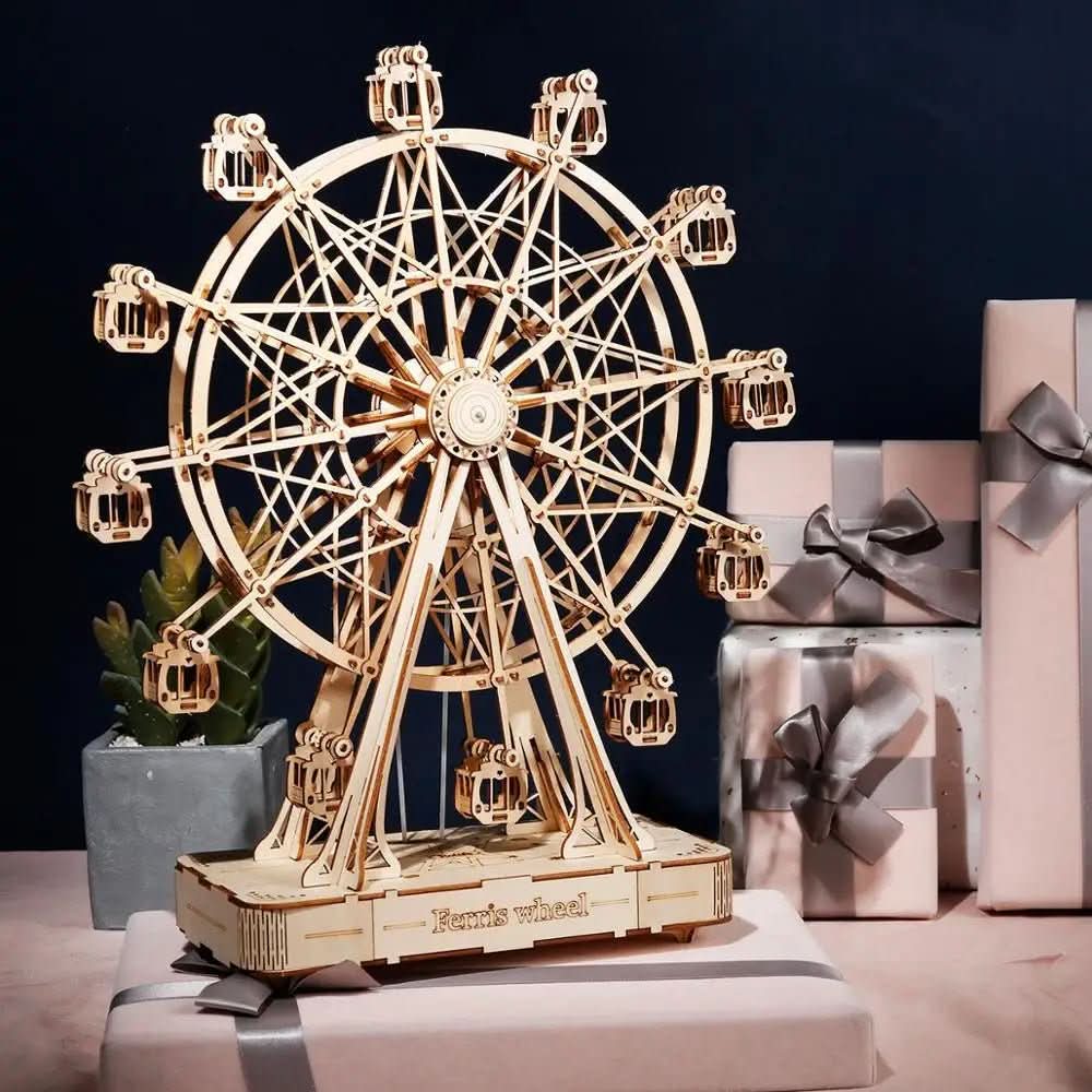 CraftLoom 3D Wooden Ferris Wheel Kit To Build Yourself | Temsk