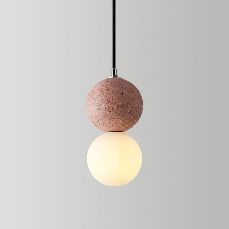 NovaLux LED Pendant Lights Small Glass Lamps For Dining Tables Black And White | Temsk