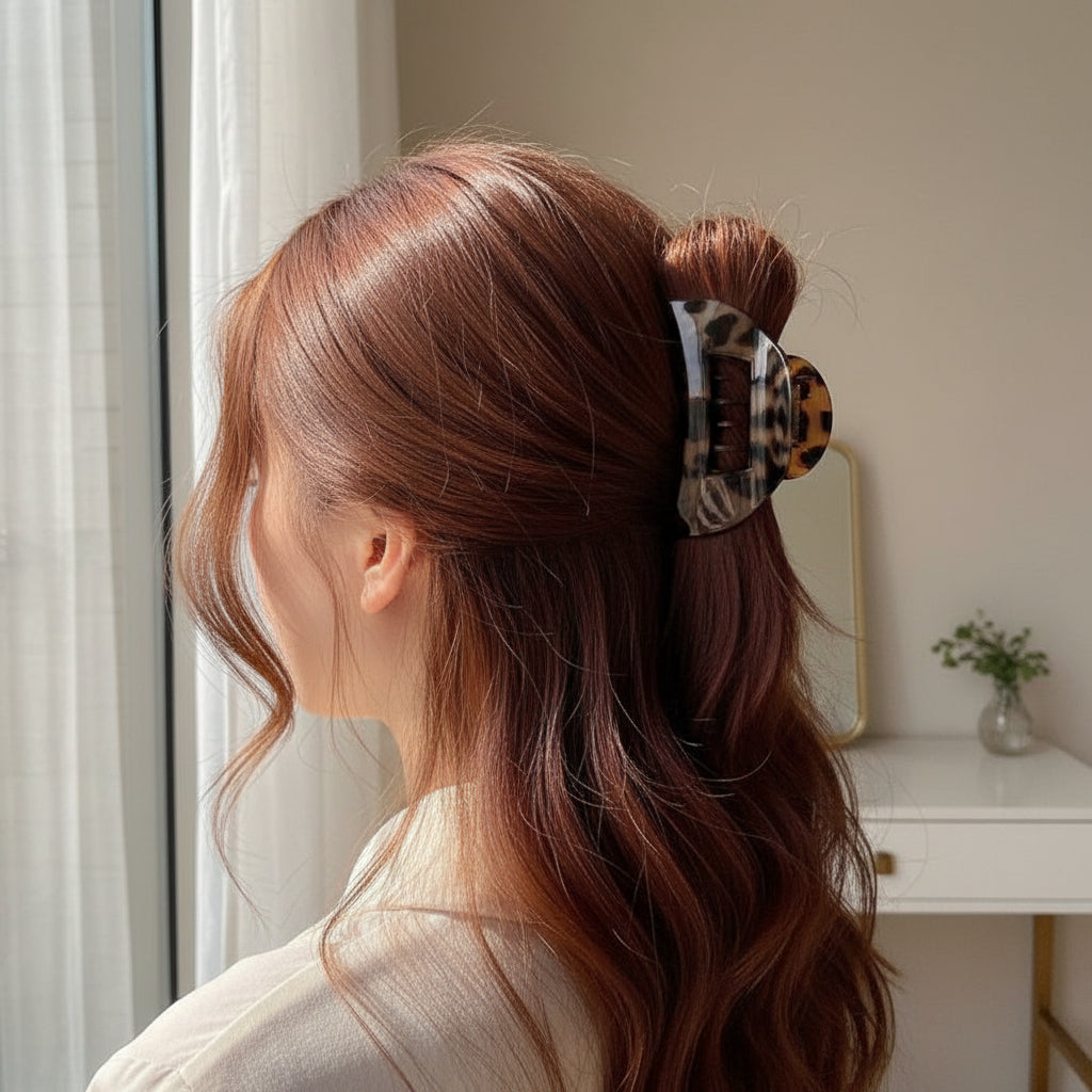 Heavy Duty Plastic Claw Clip For Thick Hair With Strong Hold | Temsk