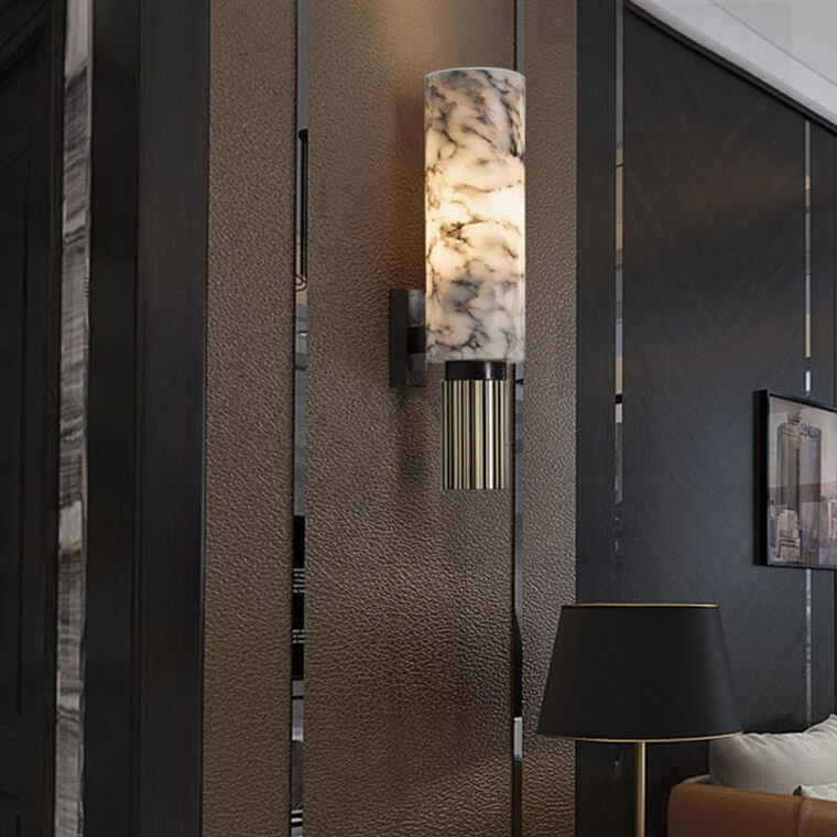Corterra Marble Wall Light For Classic Home Decor Accent | Temsk