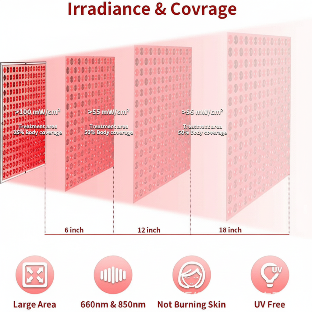 LumaGlow Infrared Light Therapy Panel for Skin Rejuvenation and Relaxation | Temsk
