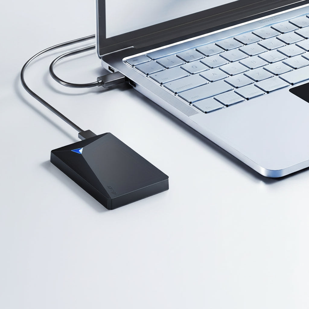 Slim Portable USB SSD External Drive For Easy Backup And Storage | Temsk
