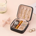 Travel Jewelry Box Organizer Case With Zipper For On The Go Storage | Temsk