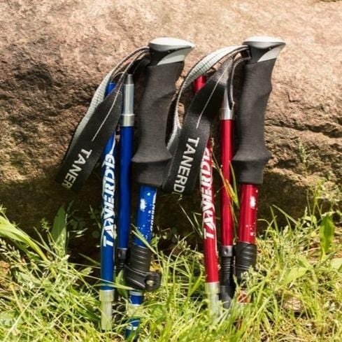 Foldable Telescoping Trekking Poles for Hiking Trails | Temsk