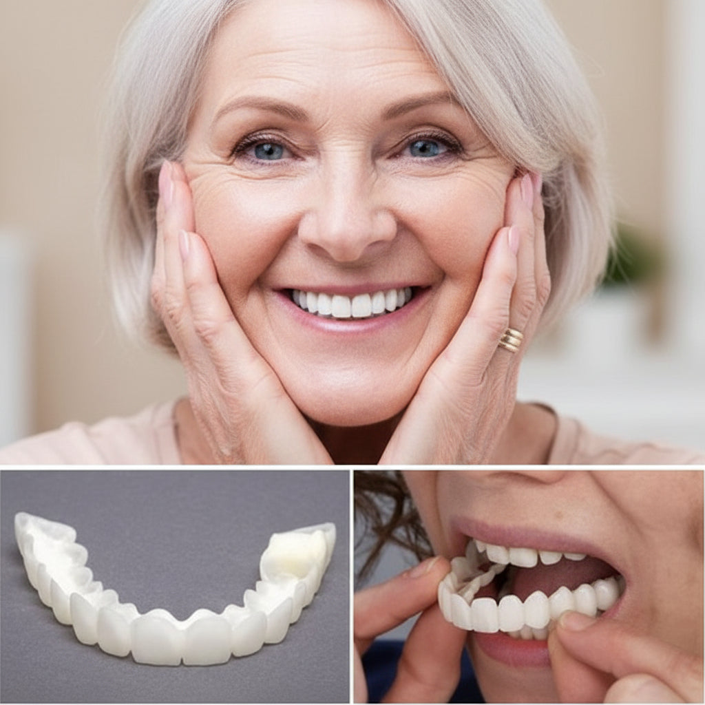 Natural Looking Removable Smile Veneers For Uneven Teeth | Temsk