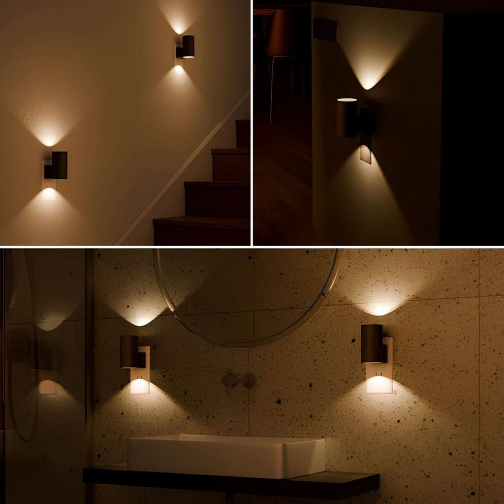 LumenNest LED Night Light, Dimmable and Automatic for Subtle, Stylish Lighting | Temsk