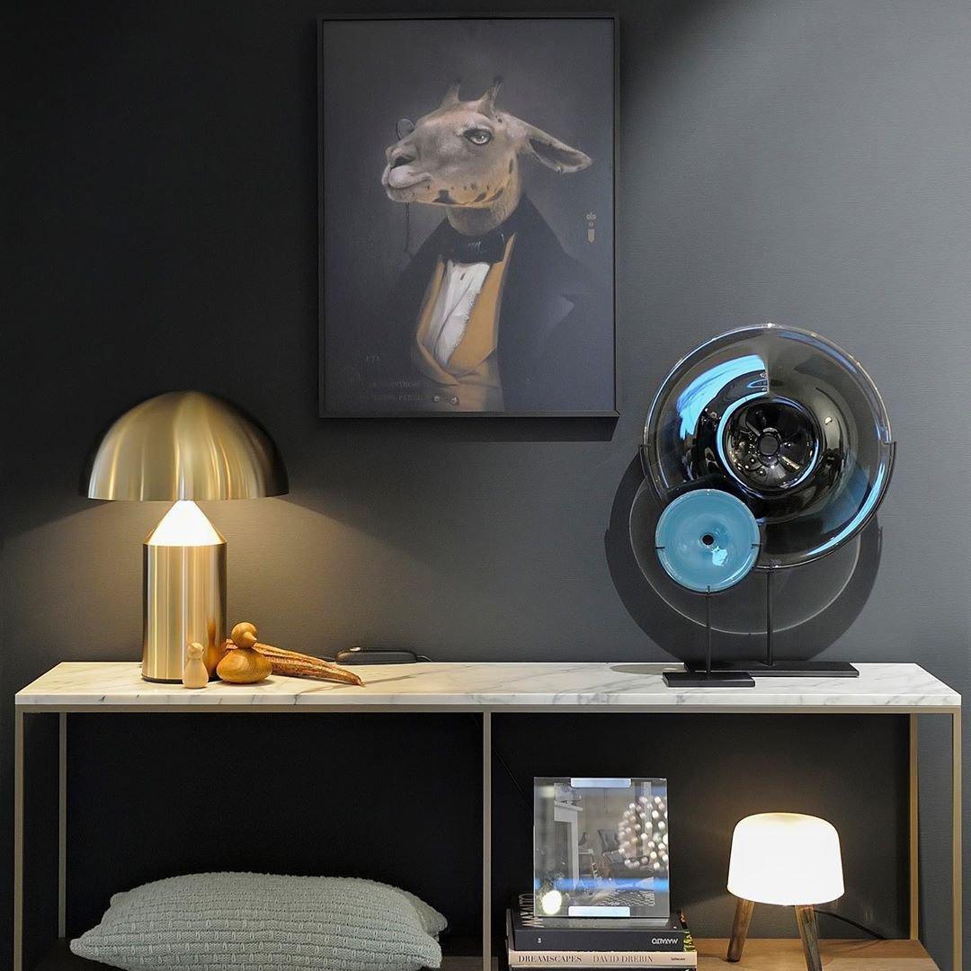Aurora Table Lamp Modern Metal Lighting Accent For Home Decor | Temsk