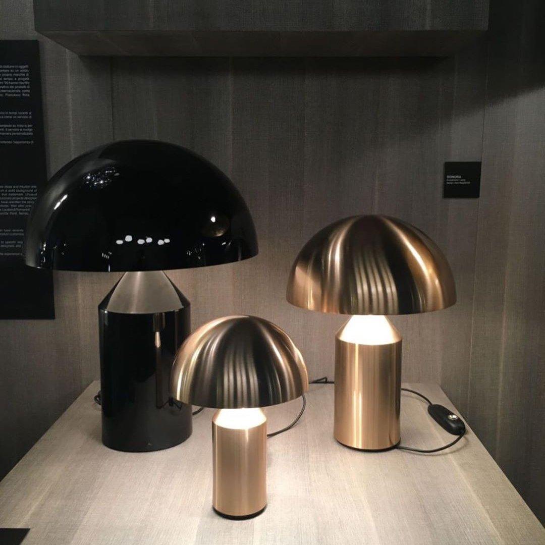 Aurora Table Lamp Modern Metal Lighting Accent For Home Decor | Temsk