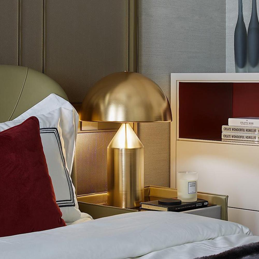 Aurora Table Lamp Modern Metal Lighting Accent For Home Decor | Temsk