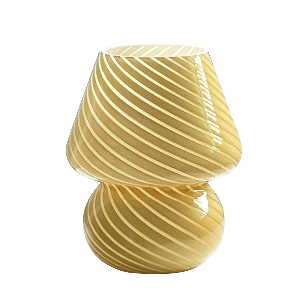 USB Dæmpbar Murano-Stil Glas Svampeinspireret Bordlampe | Temsk