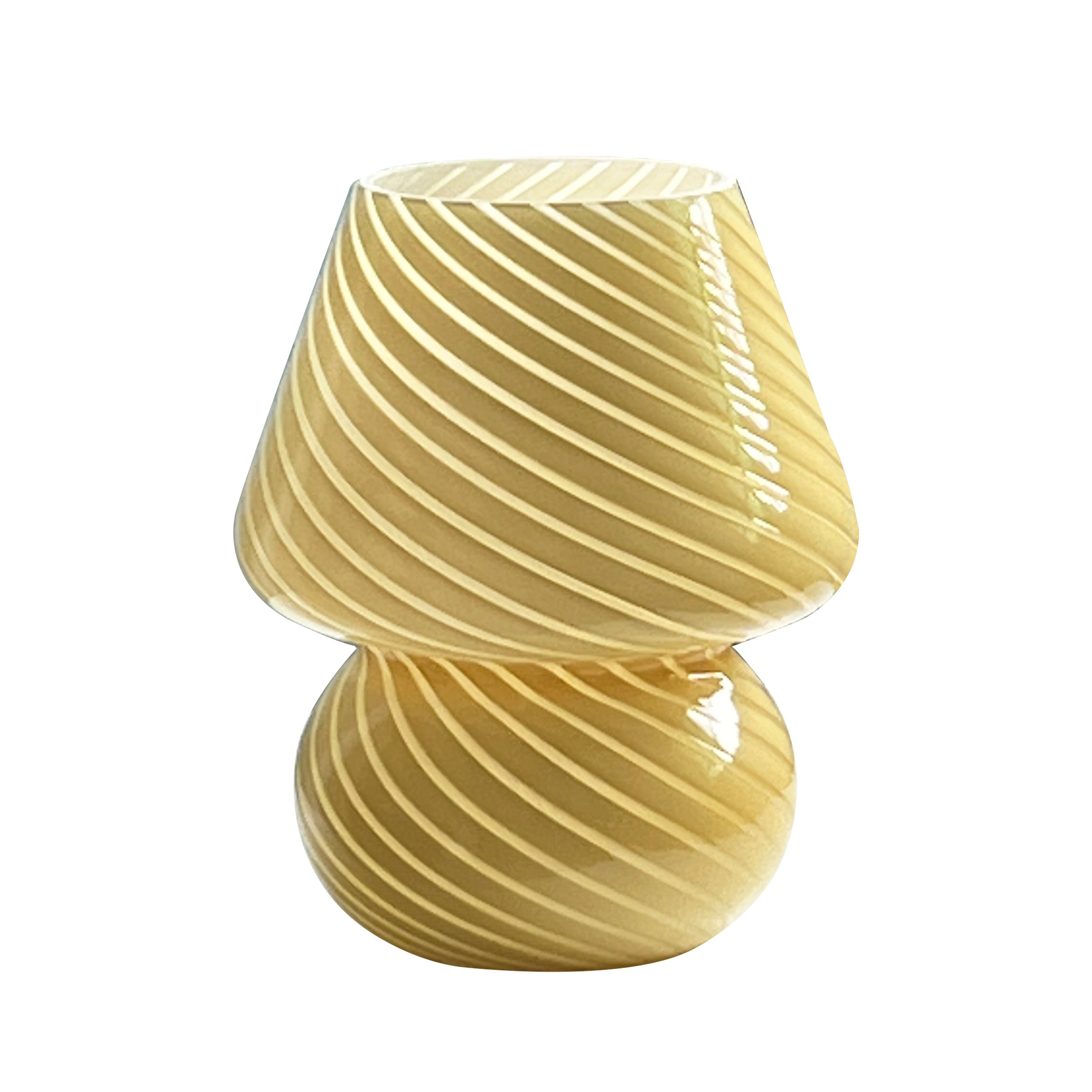 USB Dæmpbar Murano-Stil Glas Svampeinspireret Bordlampe | Temsk