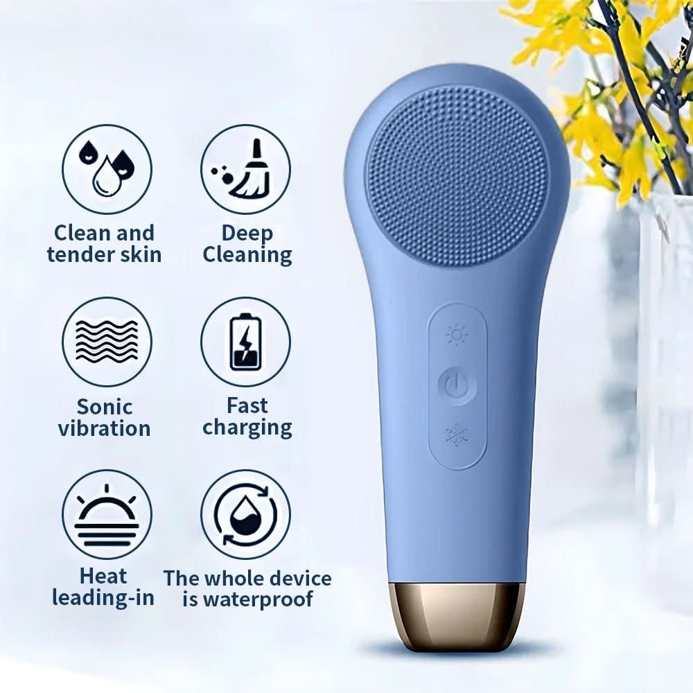 LumaGlow 3-In-1 Facial Brush For Radiant, Healthy Skin | Temsk