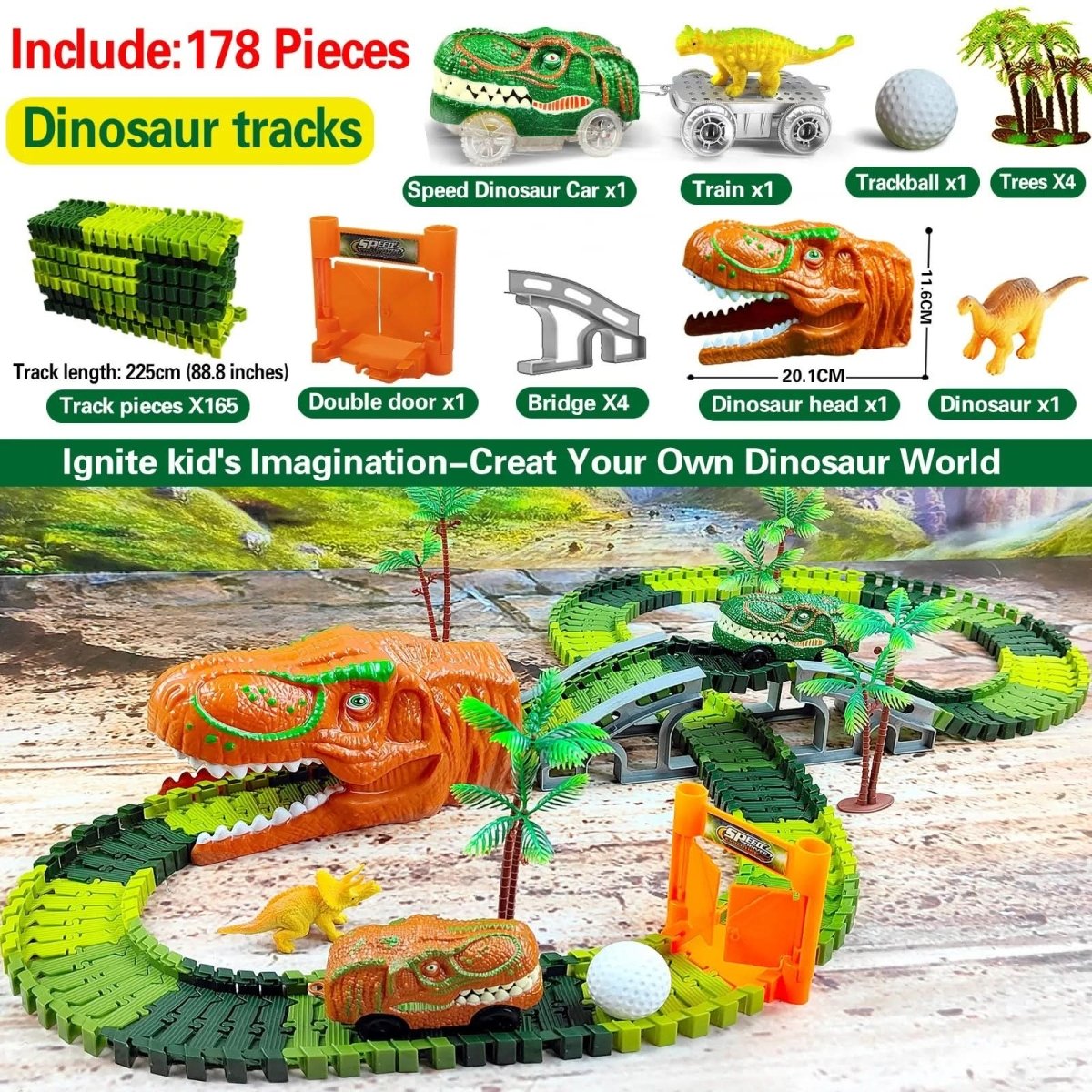 Jurassic Track Adventure Interactive Dino Train Game For Kids Aged 3 And Up | Temsk