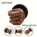 Resin Hand Shape Wall Light With E26 Base Industrial Style Fixture | Temsk