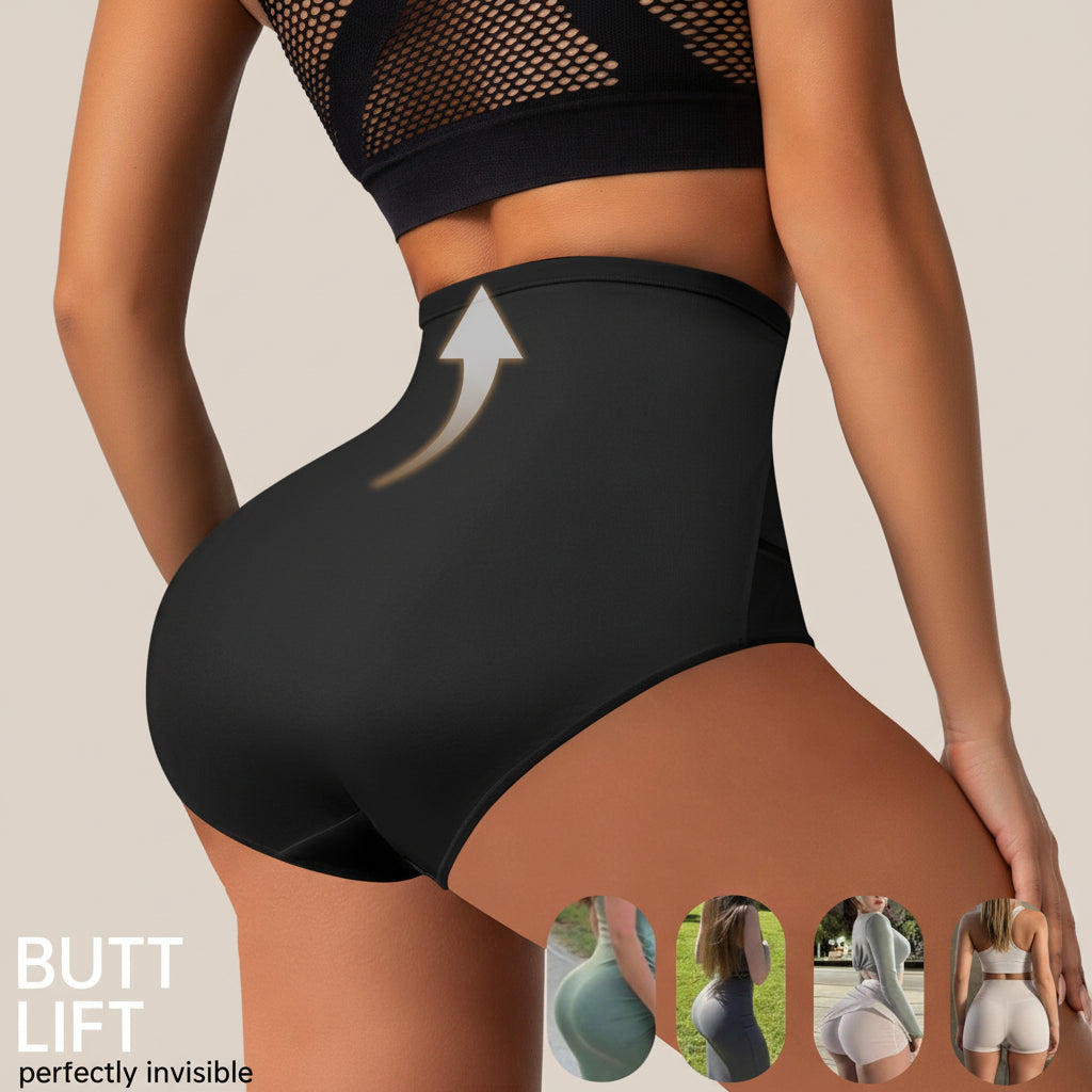 Nahtlose hoch taillierte Shapewear-Slips zur Bauchkontrolle | Temsk