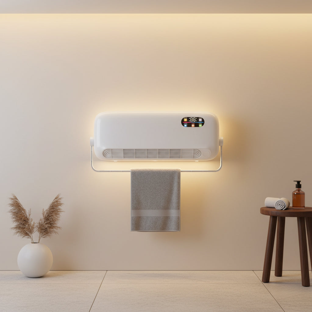 Wandmontierter Kombiheizer und Ventilator für Komfort zu jeder Jahreszeit | Temsk
