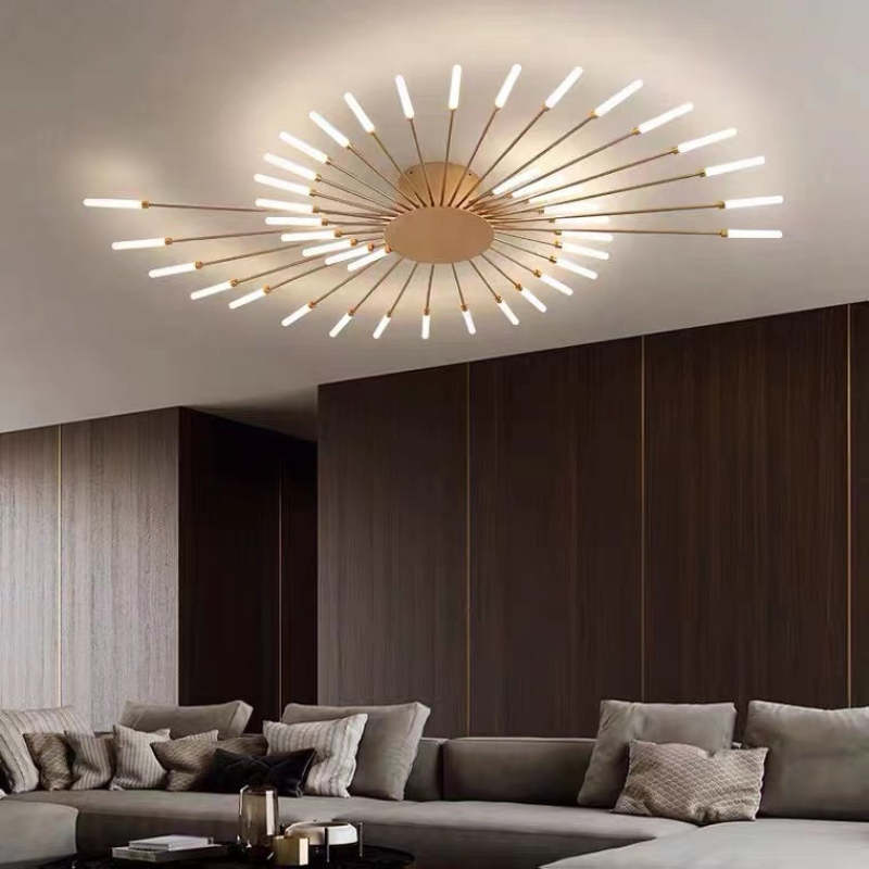 LumaNest Sleek Ceiling Lamp For Living Rooms And Bedrooms With Warm Ambient Lighting | Temsk