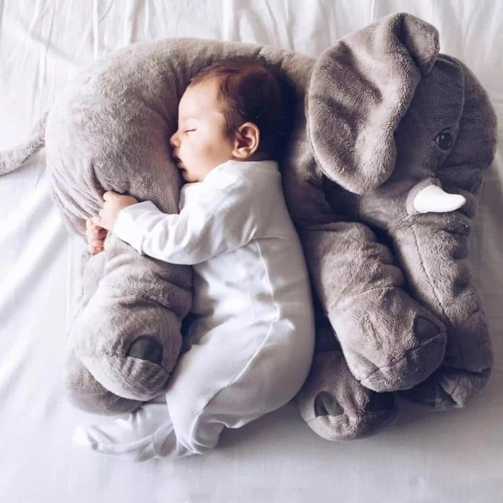 Cuddly Elephant Plush Pillow Toy For Baby Comfort Nap Time | Temsk