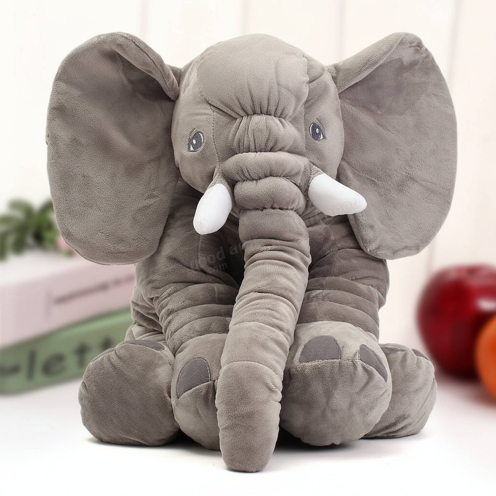 Cuddly Elephant Plush Pillow Toy For Baby Comfort Nap Time | Temsk