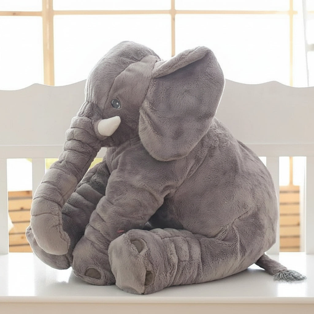 Cuddly Elephant Plush Pillow Toy For Baby Comfort Nap Time | Temsk