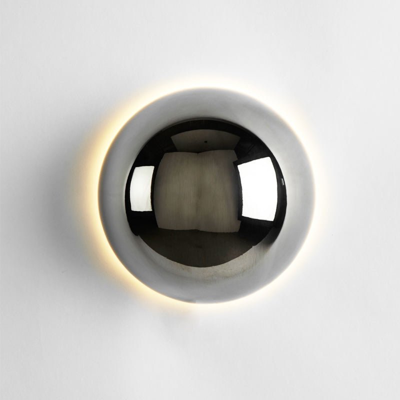 Bauhaus Eclipse Wandleuchte mit Goldfinish für moderne Kunstbeleuchtung | Temsk